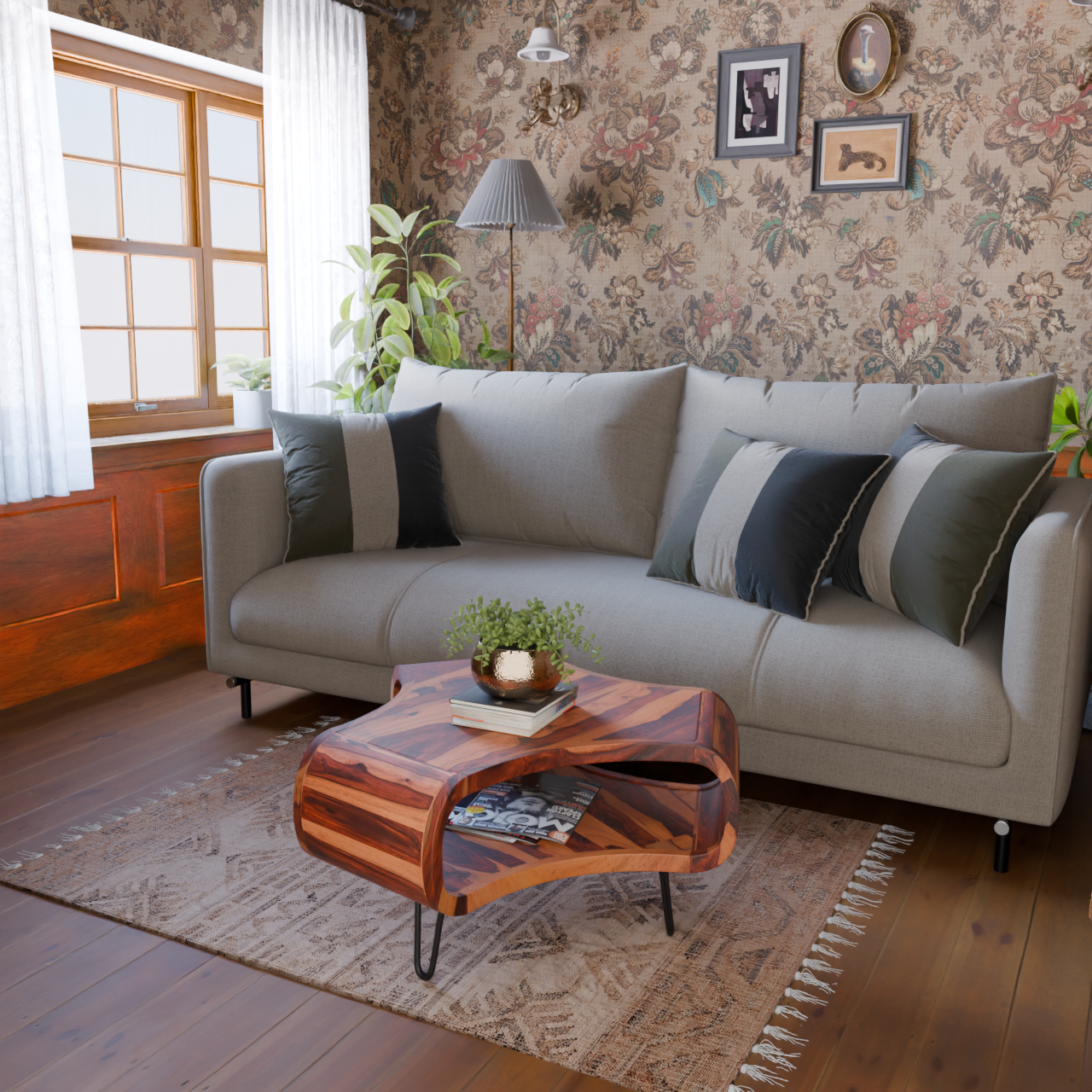Lotus Coffee Table (18in Height)
