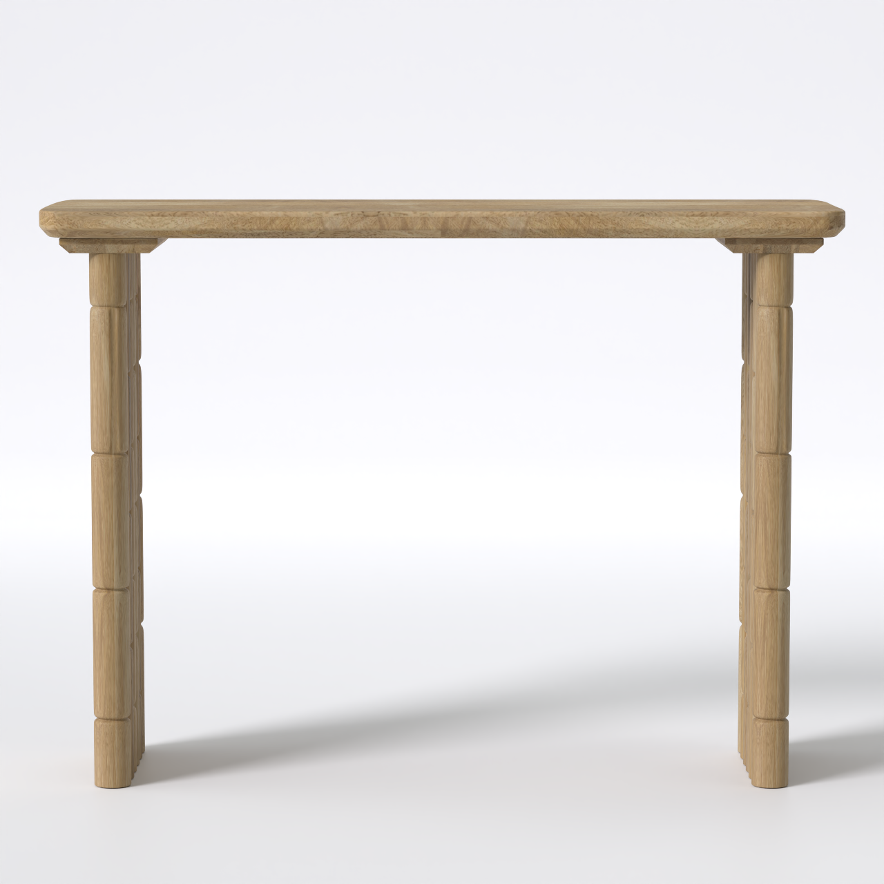 Bambos Console Table - Mango Natural