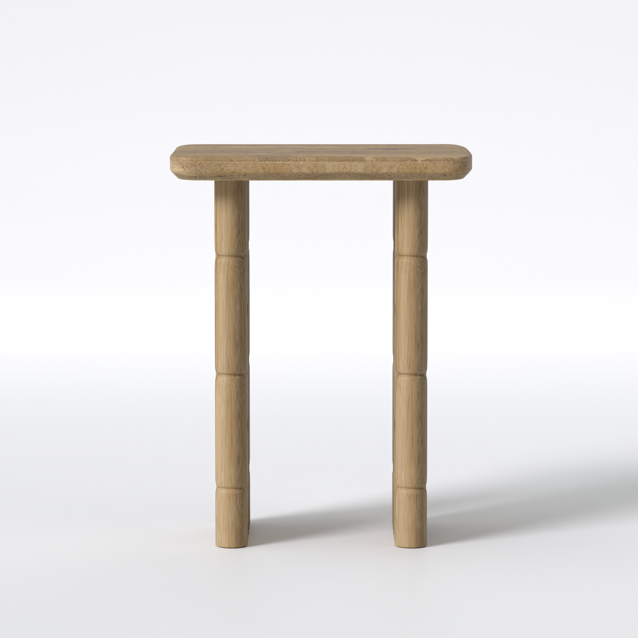 Bambos End Table - Mango Natural