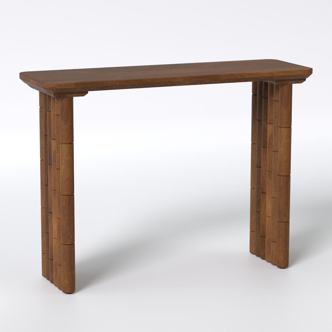 Bambos Console Table - Mango Walnut