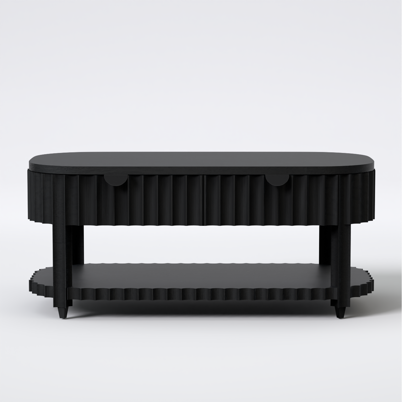 Canalis Coffee Table - Mango Black (Sandblasted)