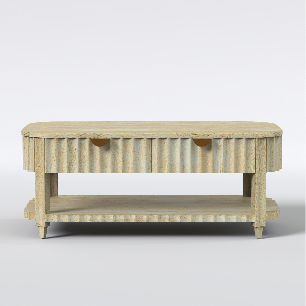 Canalis Coffee Table - Mango Whitewash (Sandblasted)