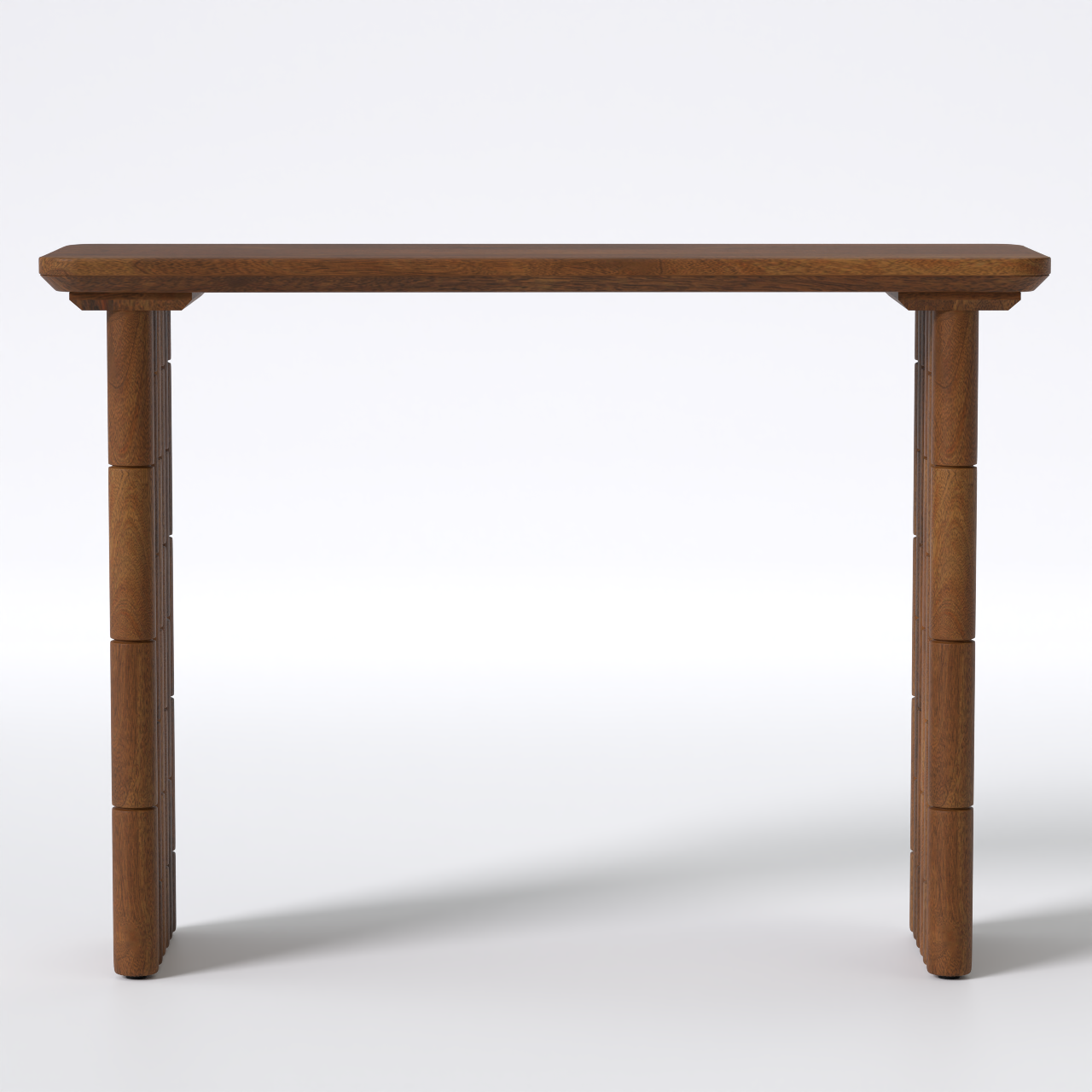 Bambos Console Table - Mango Walnut