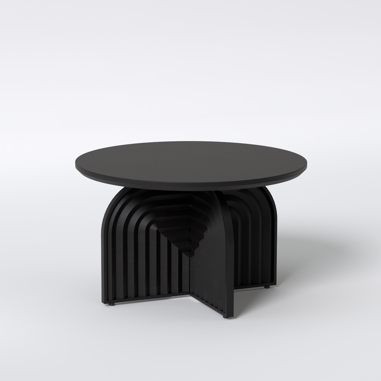 Charon Coffee Table - Mango Black