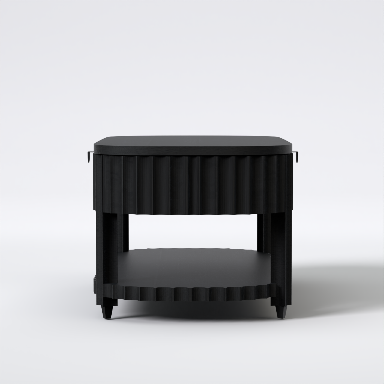 Canalis Coffee Table - Mango Black (Sandblasted)