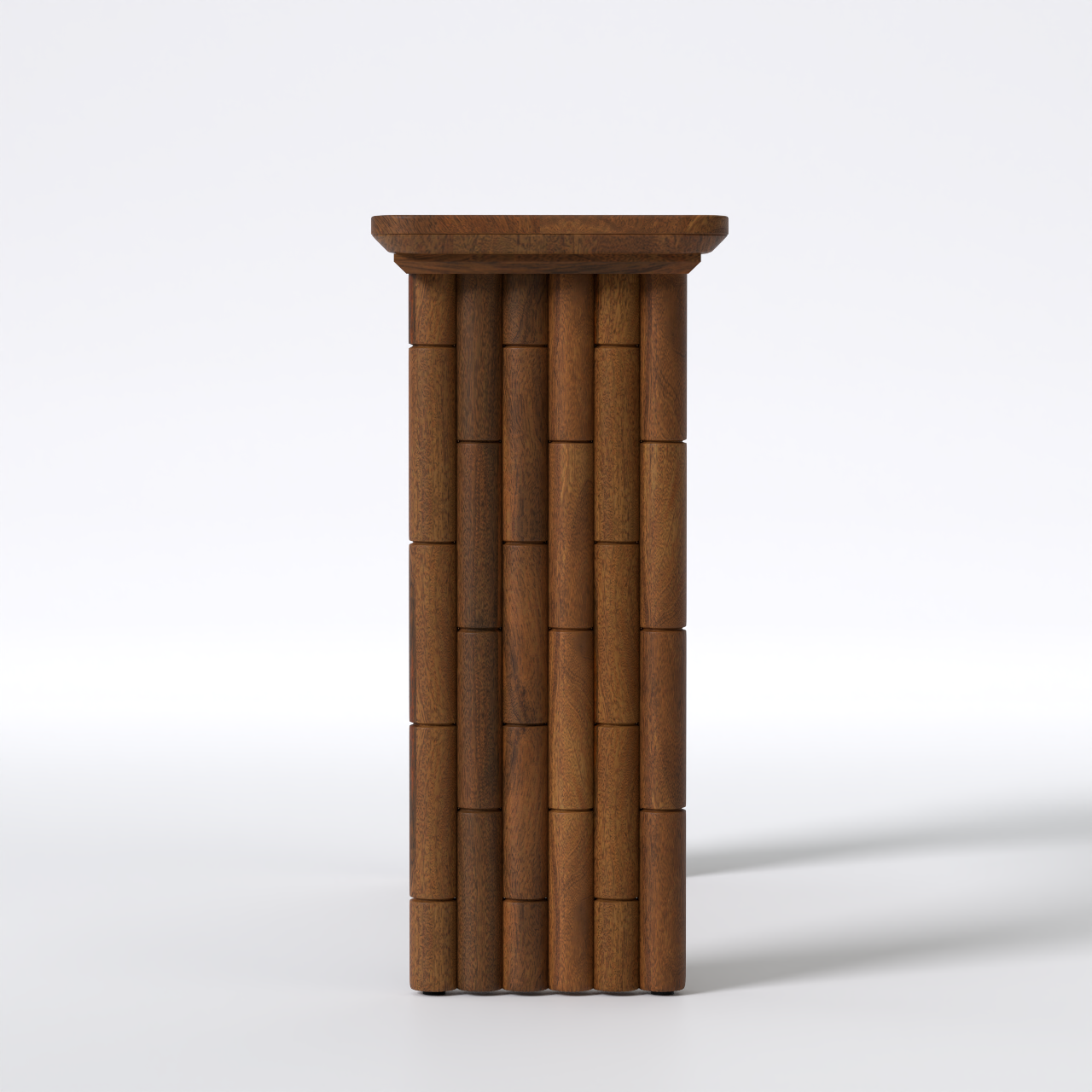 Bambos Console Table - Mango Walnut