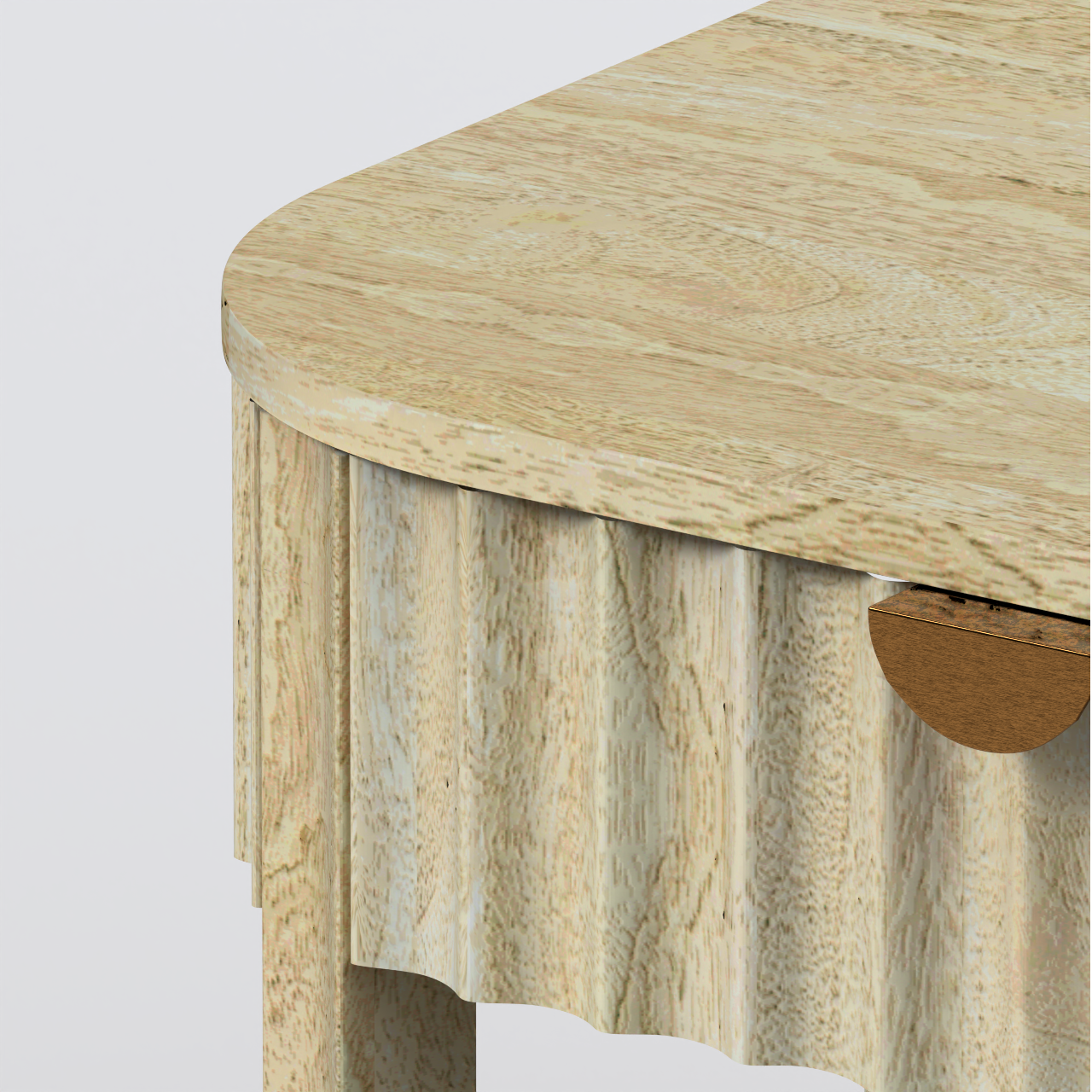 Canalis Coffee Table - Mango Whitewash (Sandblasted)