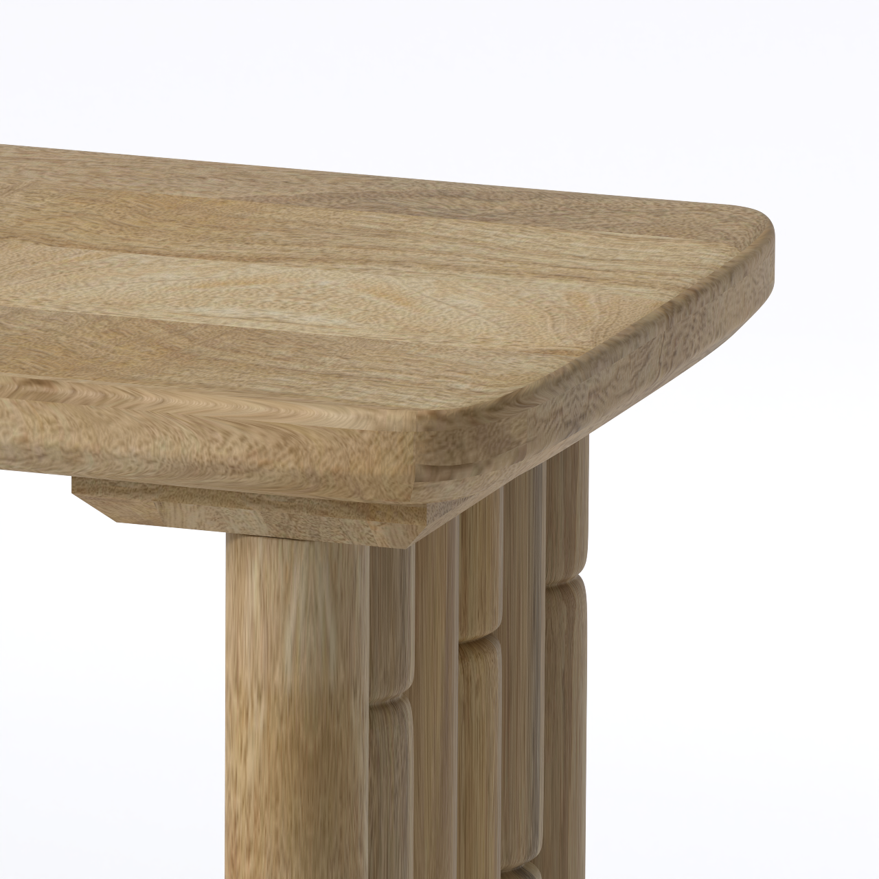 Bambos Console Table - Mango Natural