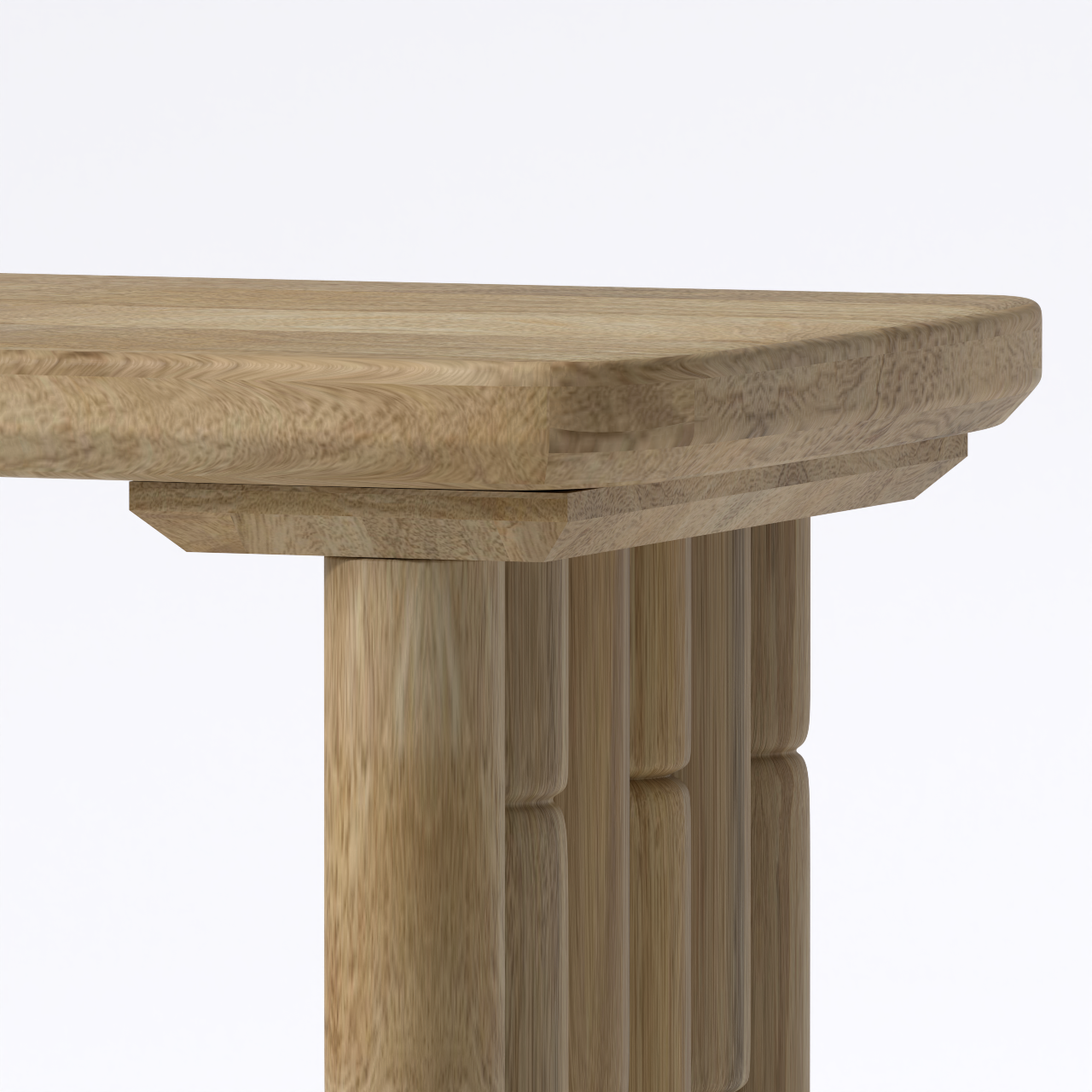 Bambos Console Table - Mango Natural