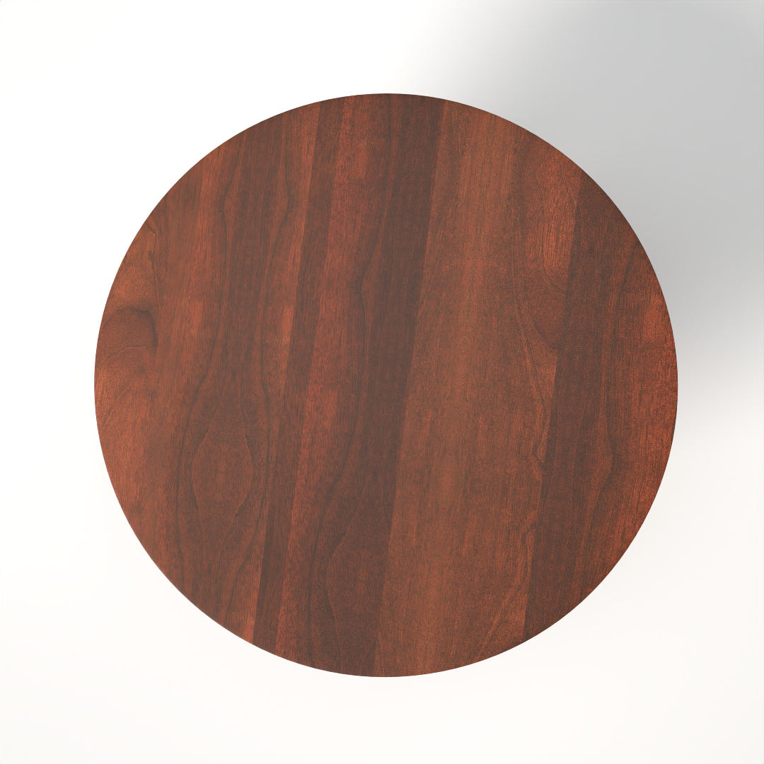 Gaia Round Coffee Table - Mango Walnut (18in Height)