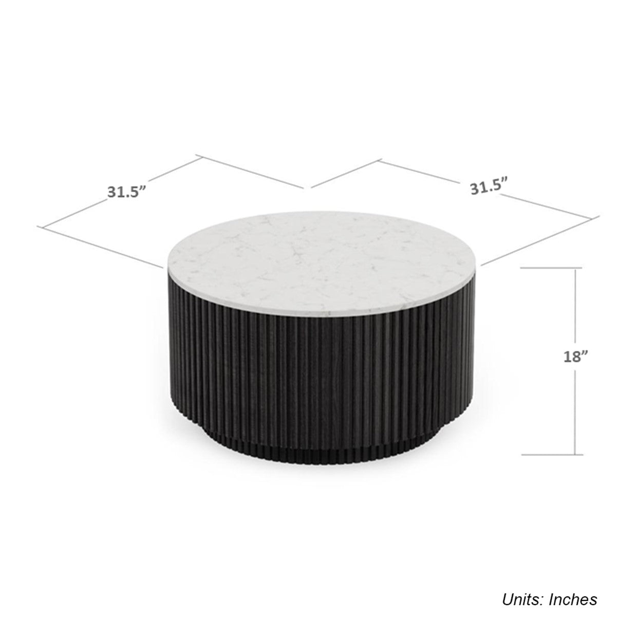Athena Marble Coffee Table