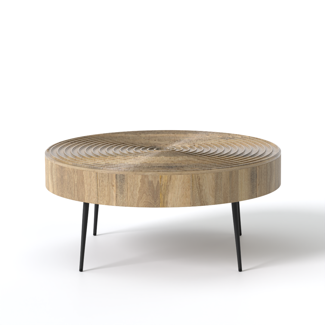 Aspen Round Nesting Coffee Table Set