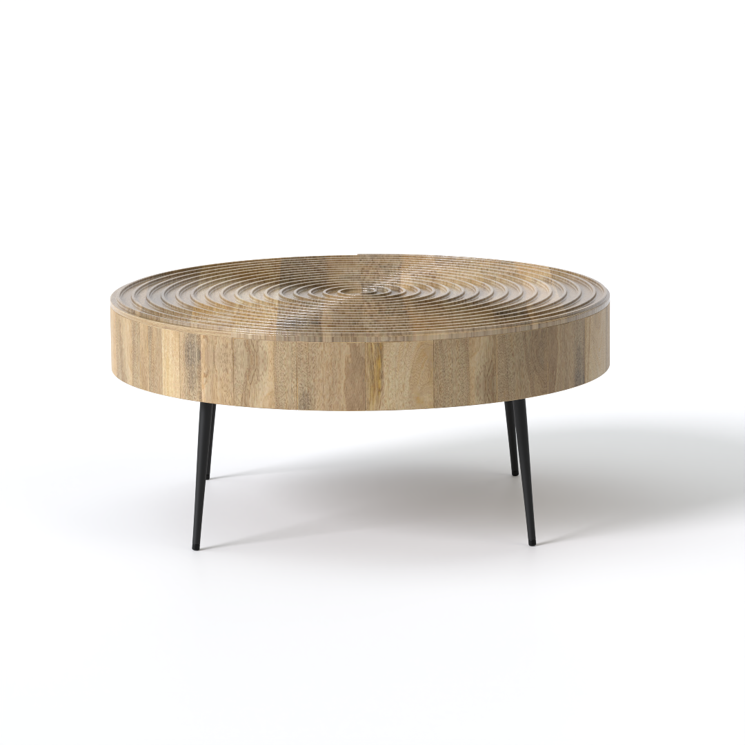 Aspen Round Nesting Coffee Table Set