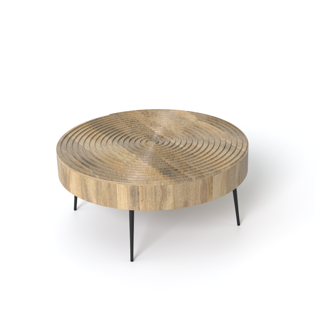 Aspen Round Nesting Coffee Table Set