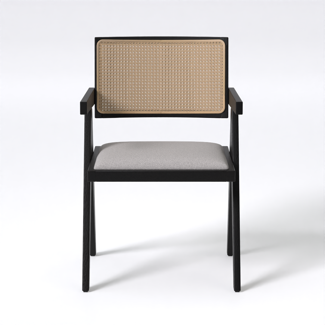 Verve Dining Chair (Mango Wood - Black Finish)