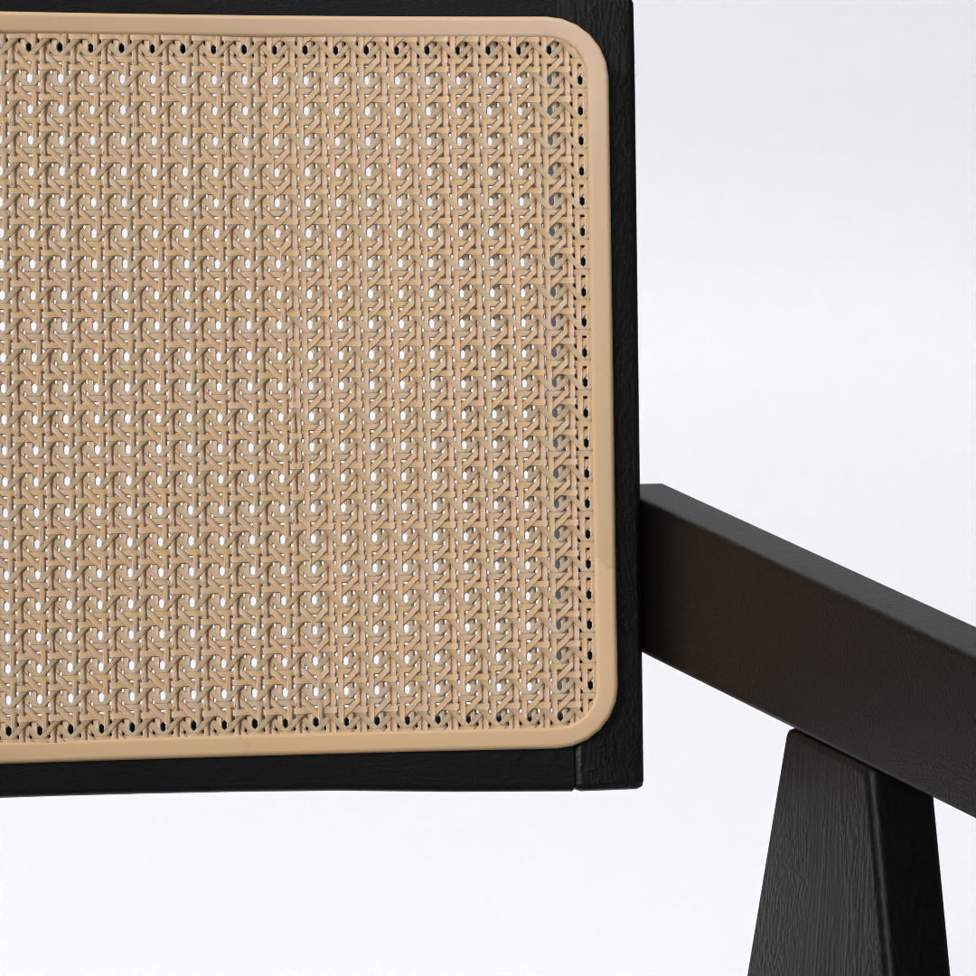 Verve Dining Chair (Mango Wood - Black Finish)