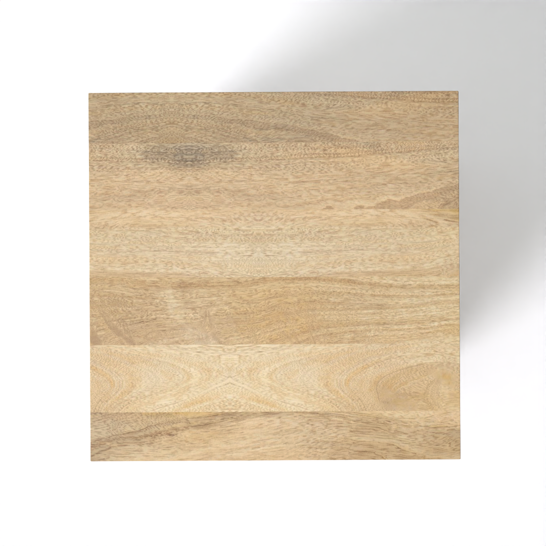 Arch Duo Mango Wood Nesting Tables - Mango Natural Finish