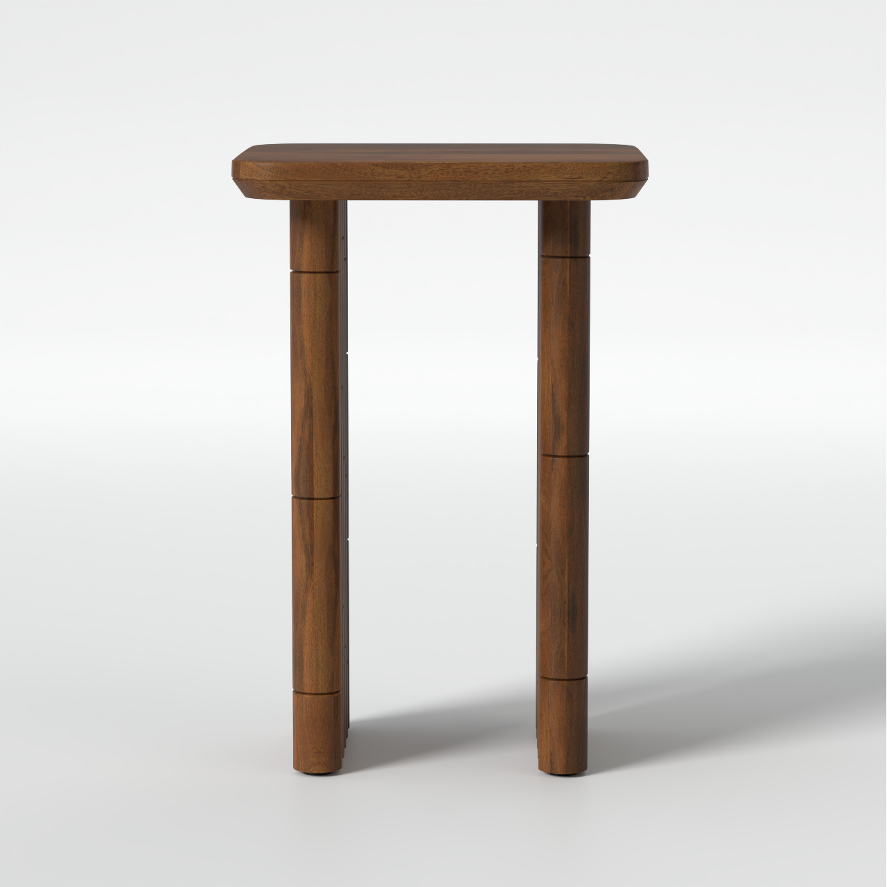 Bambos End Table - Mango Walnut