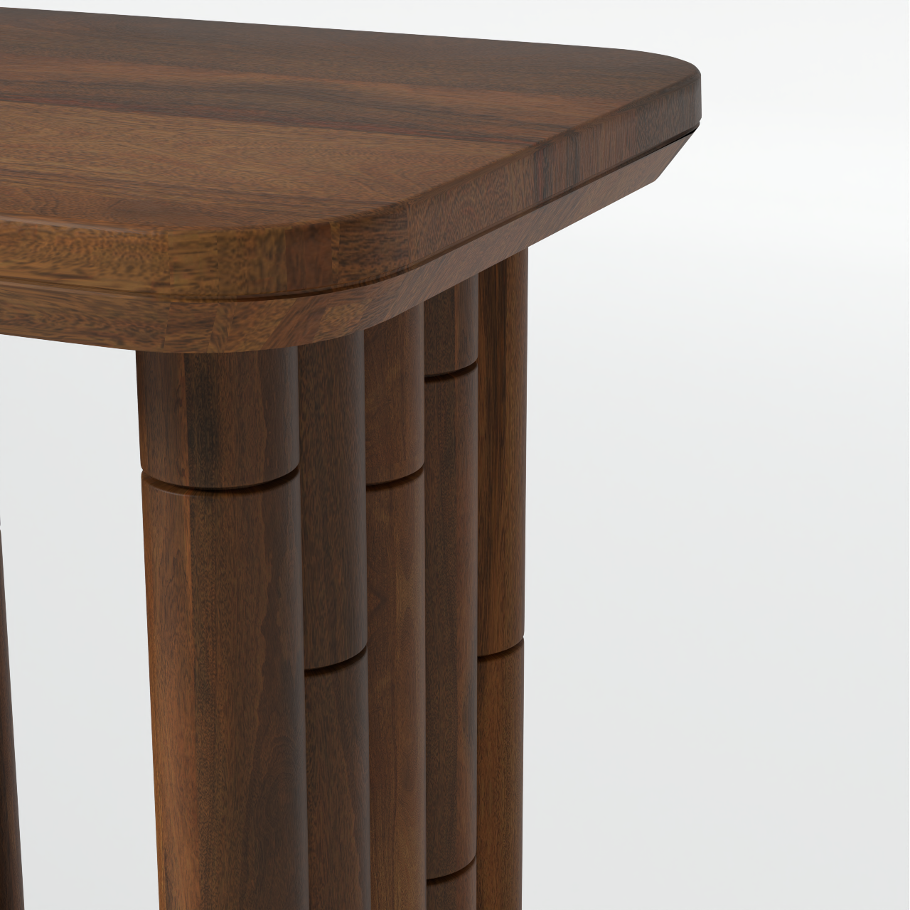 Bambos End Table - Mango Walnut