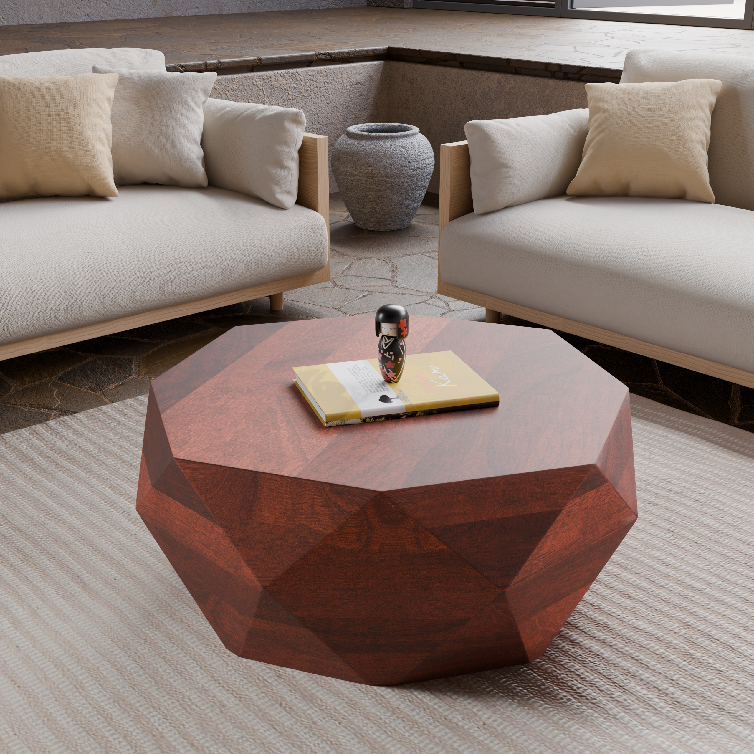Octavian Coffee Table (15in Height)