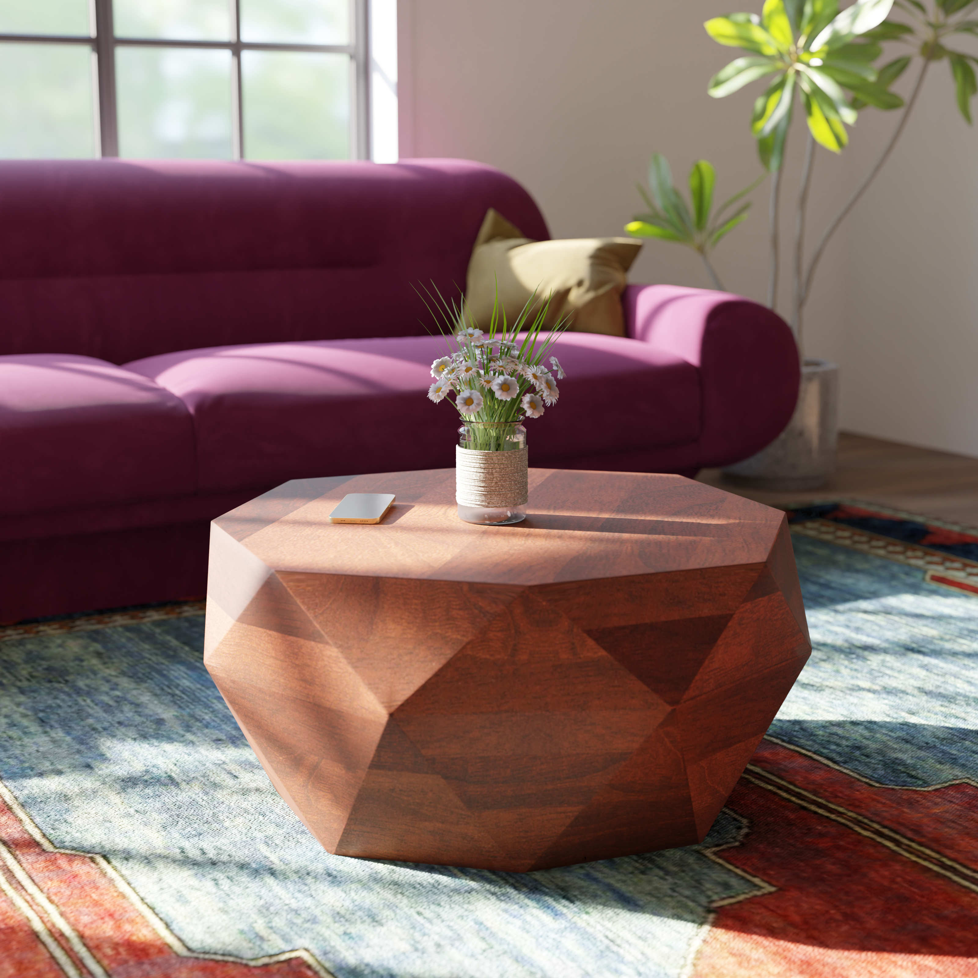Octavian Coffee Table (15in Height)