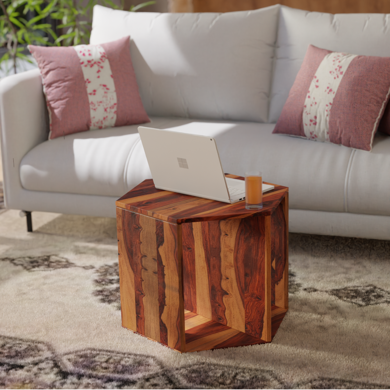 Hexa Hive Coffee Table - 18in Height (Single Piece)