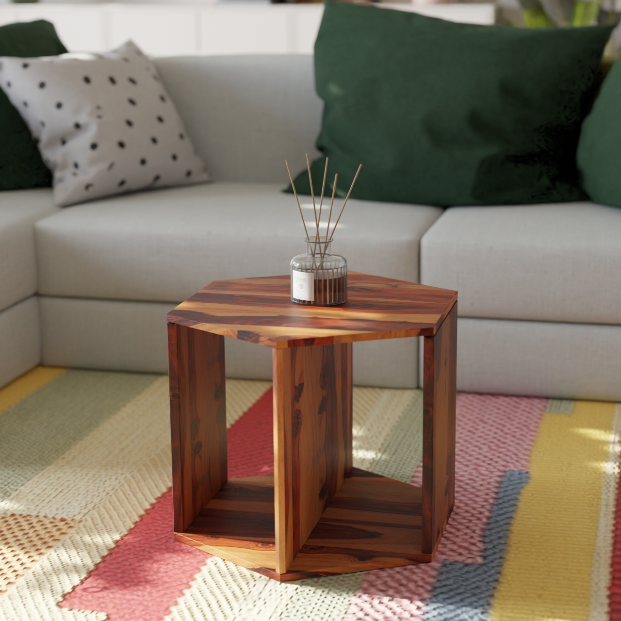 Hexa Hive Coffee Table - 18in Height (Single Piece)