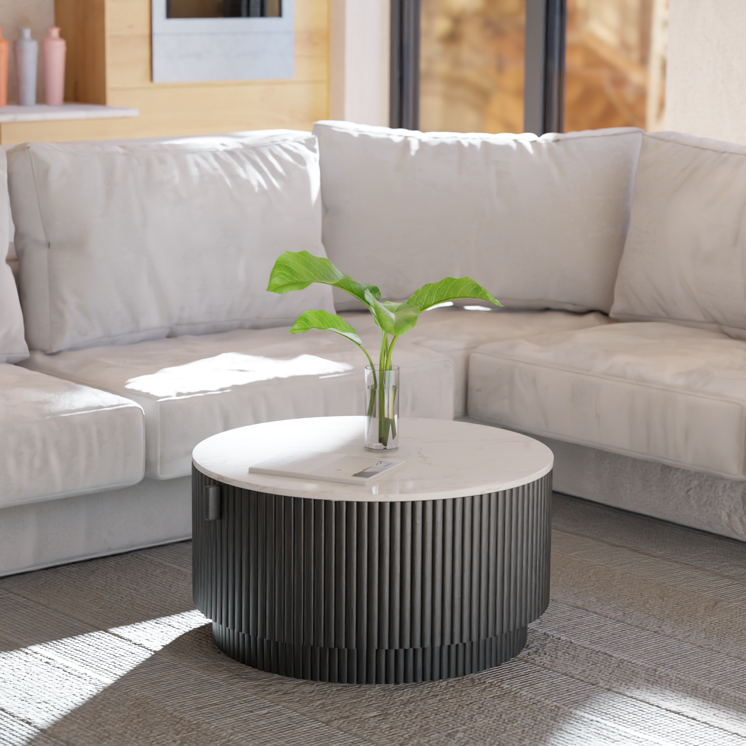 Athena Marble Coffee Table