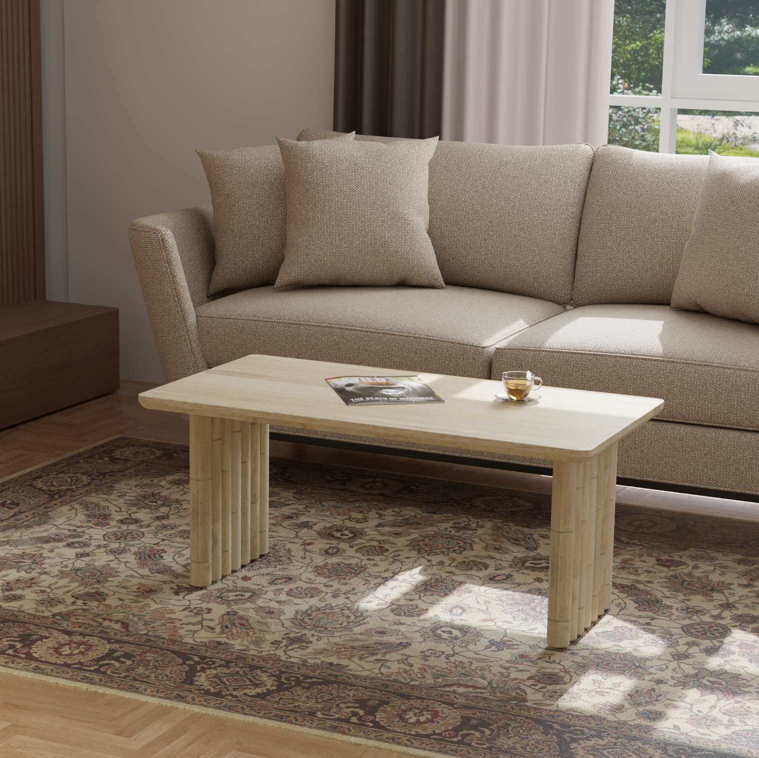Bambos Coffee Table - Mango Natural