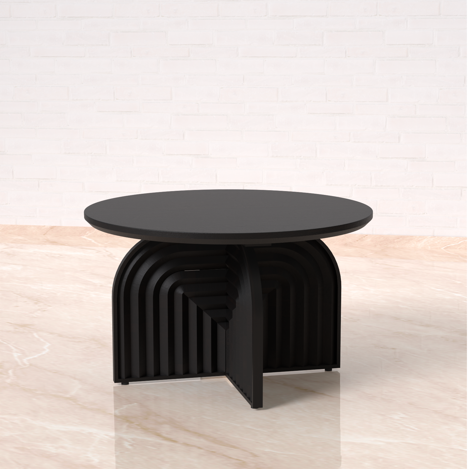 Charon Coffee Table - Mango Black