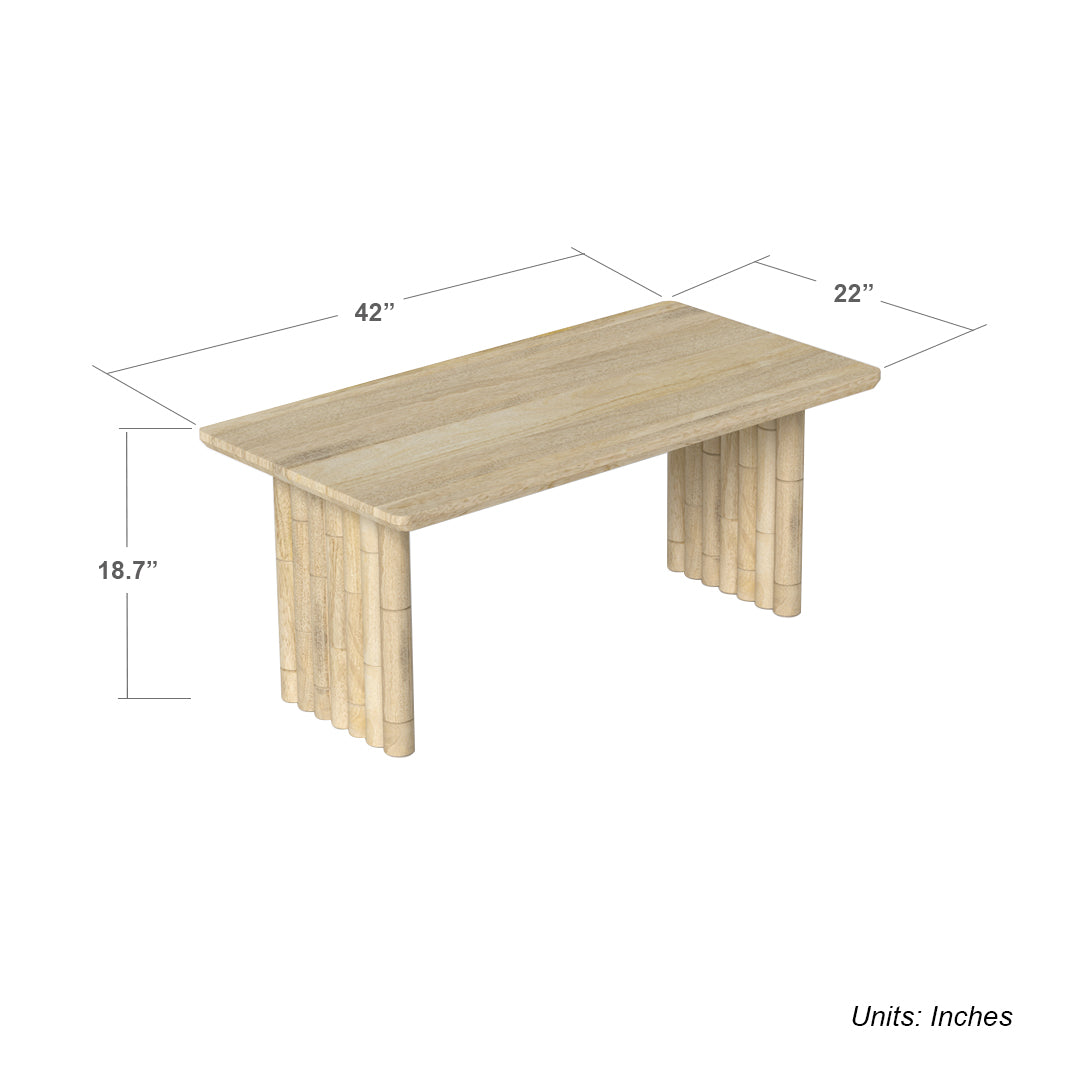 Bambos Coffee Table - Mango Natural