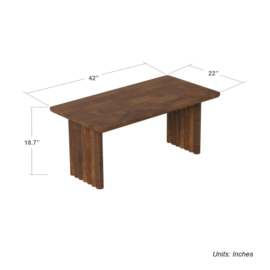 Bambos Coffee Table - Mango Walnut