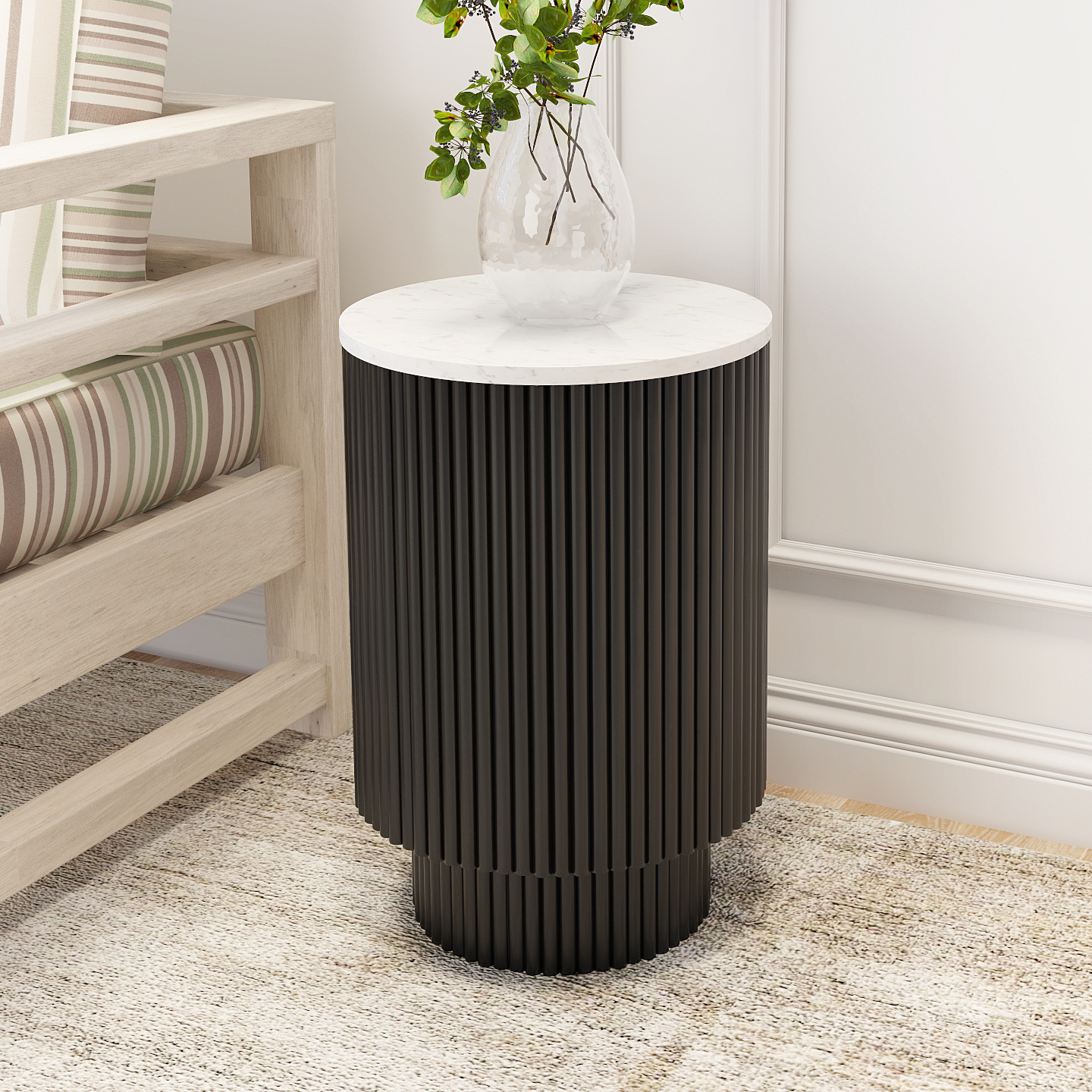 Athena Marble End Table