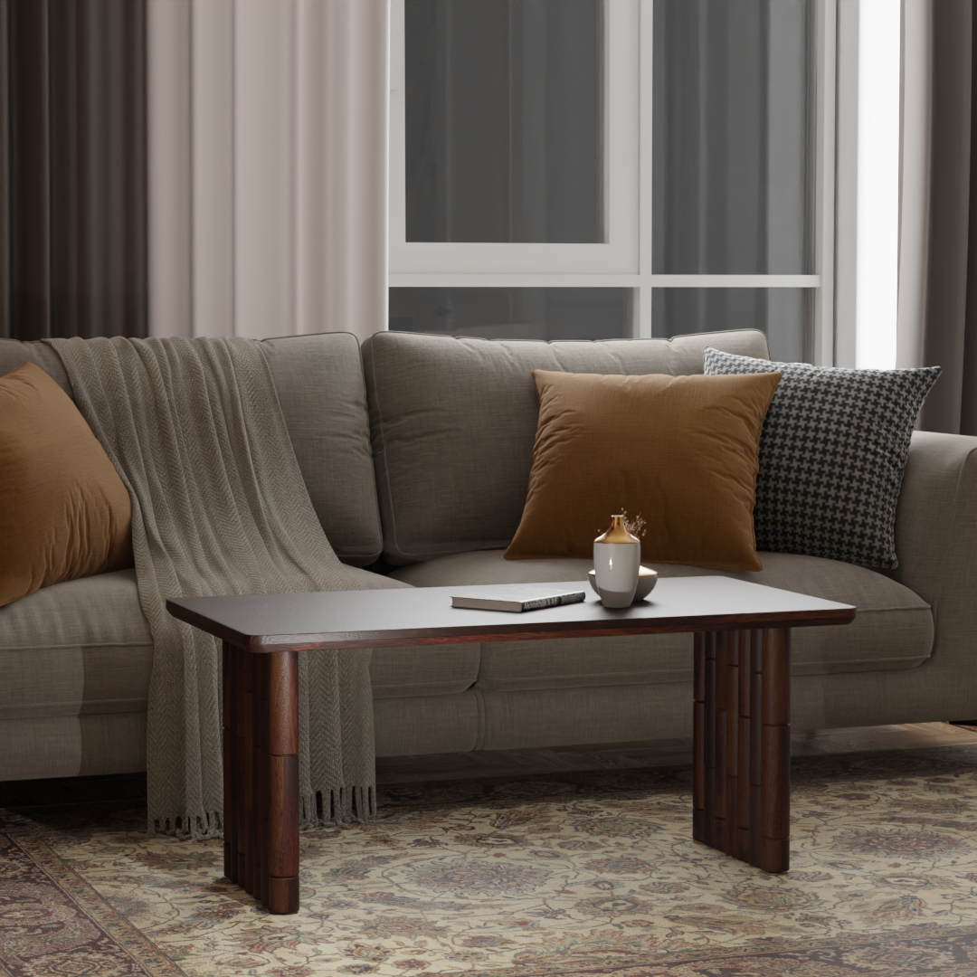 Bambos Coffee Table - Mango Walnut