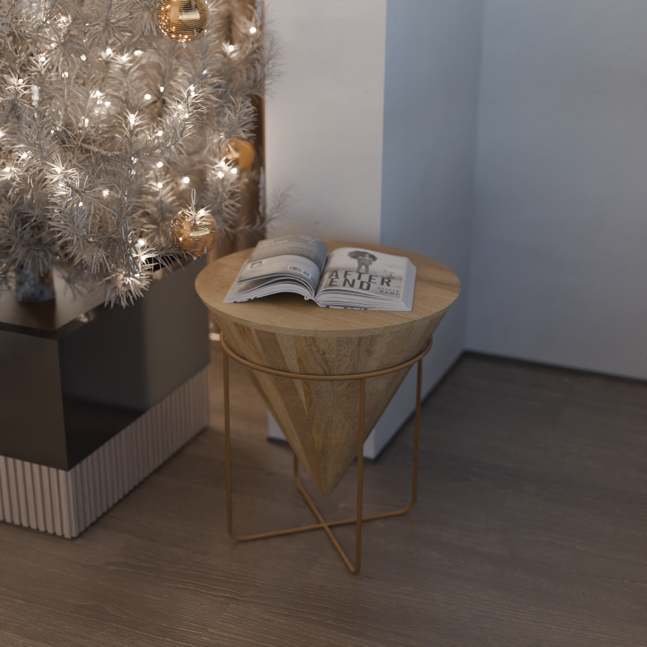 Solara Mango Wood End Table
