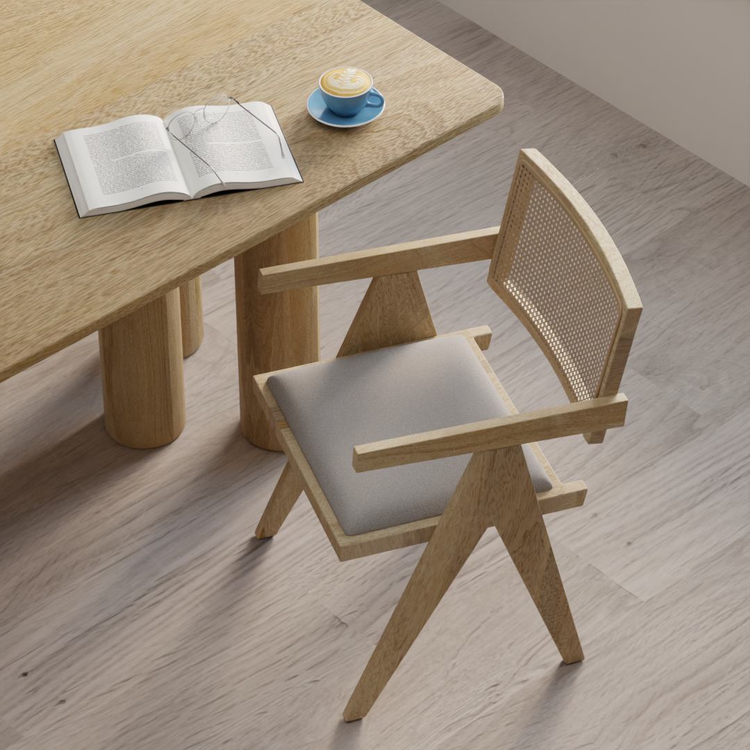 Verve Dining Chair (Mango Wood - Natural Finish)