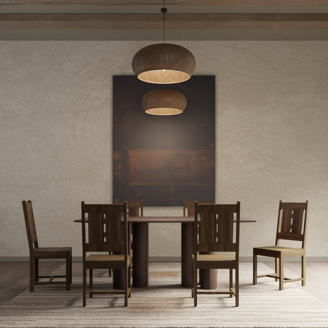 Mocha Dining Chairs (Mango Wood - Coffee Finish) - Set of 2