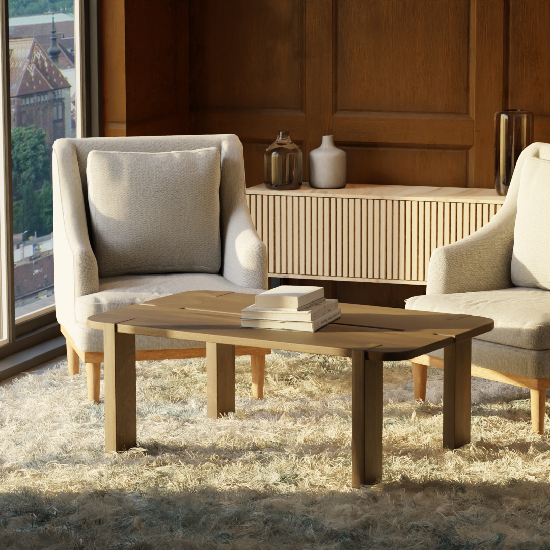 Mocha Coffee Table (Mango Wood - Coffee Finish)