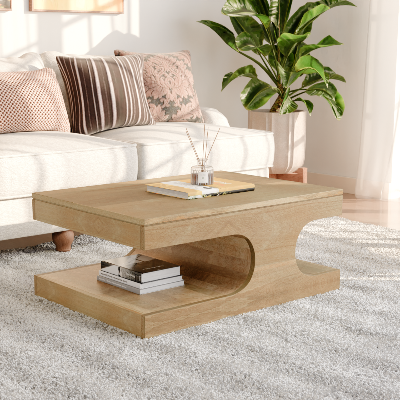 Serengeti Wave Coffee Table (14in height)