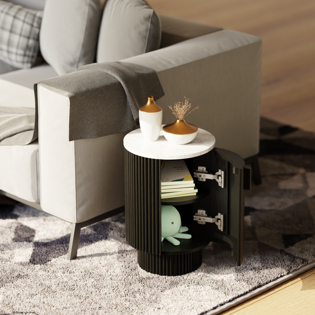 Athena Marble End Table