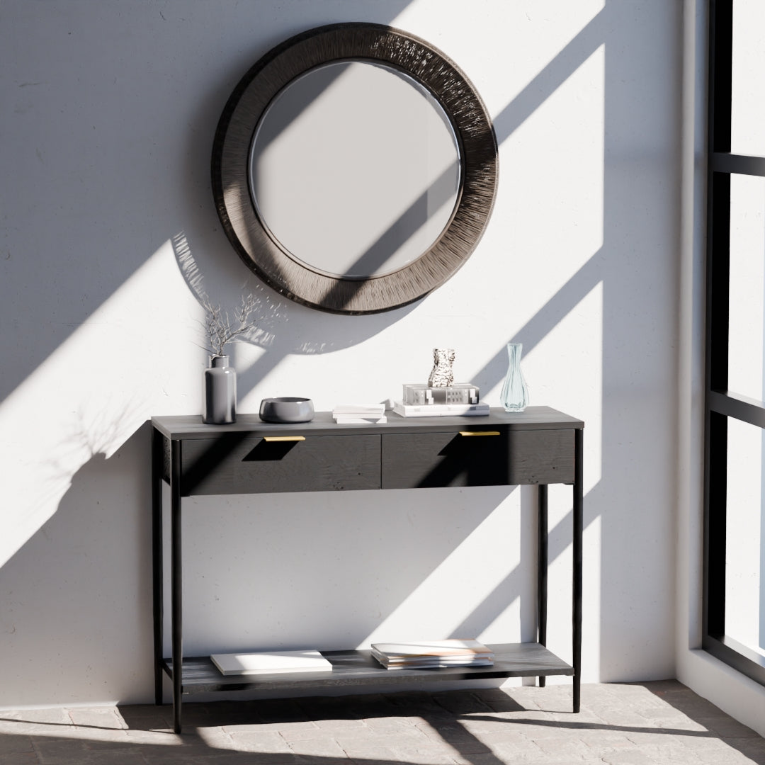 Noir Console Table - Mango Black