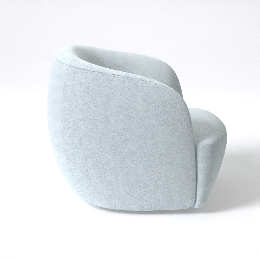 Eden Swivel Chair (Icy Teal)