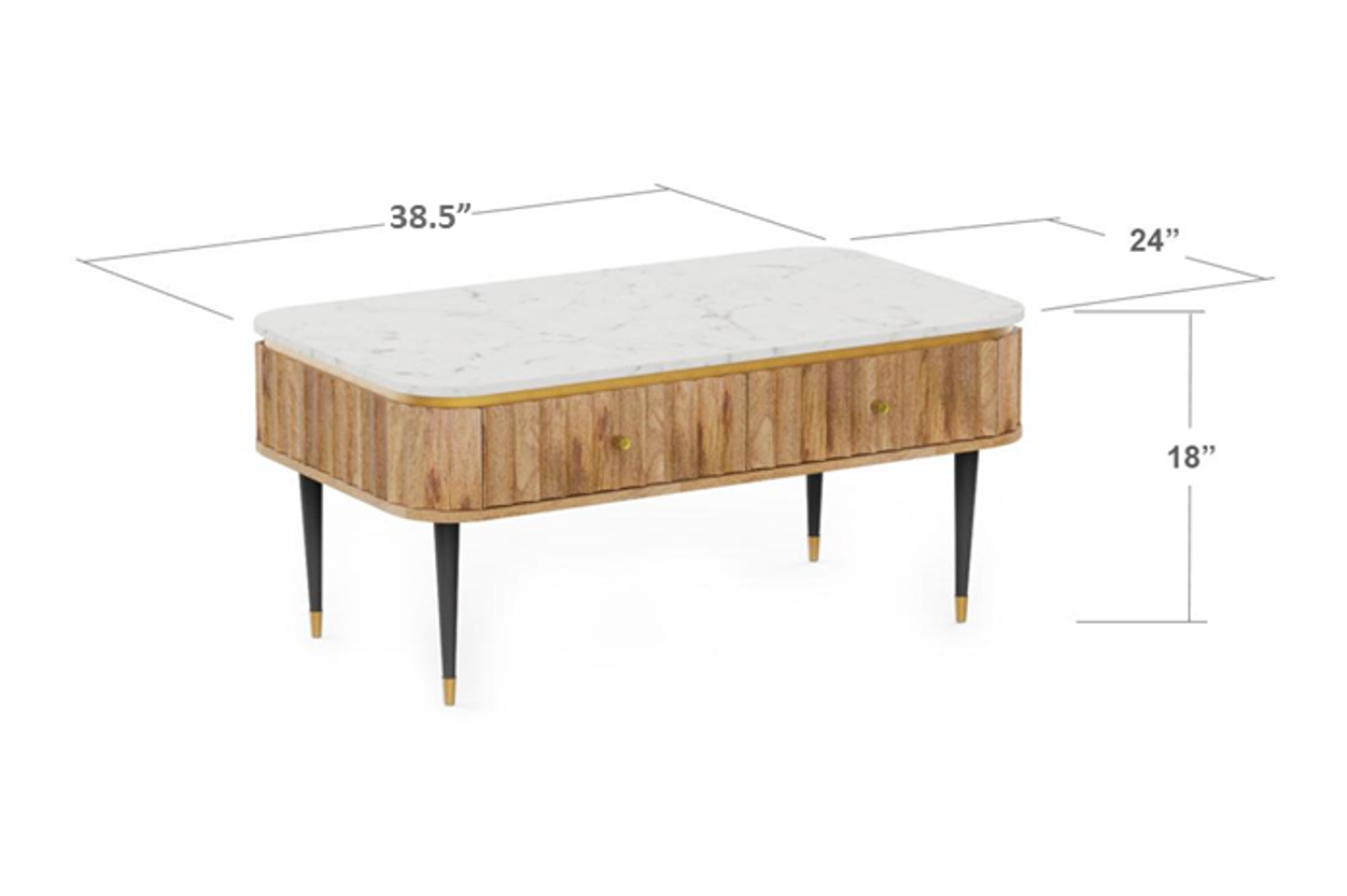 Florence Marble Coffee Table – Relso