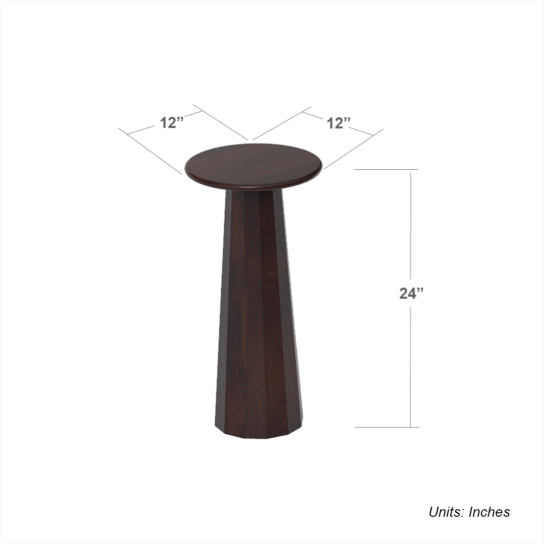 Image for Enteka Drink Table - Walnut Finish
