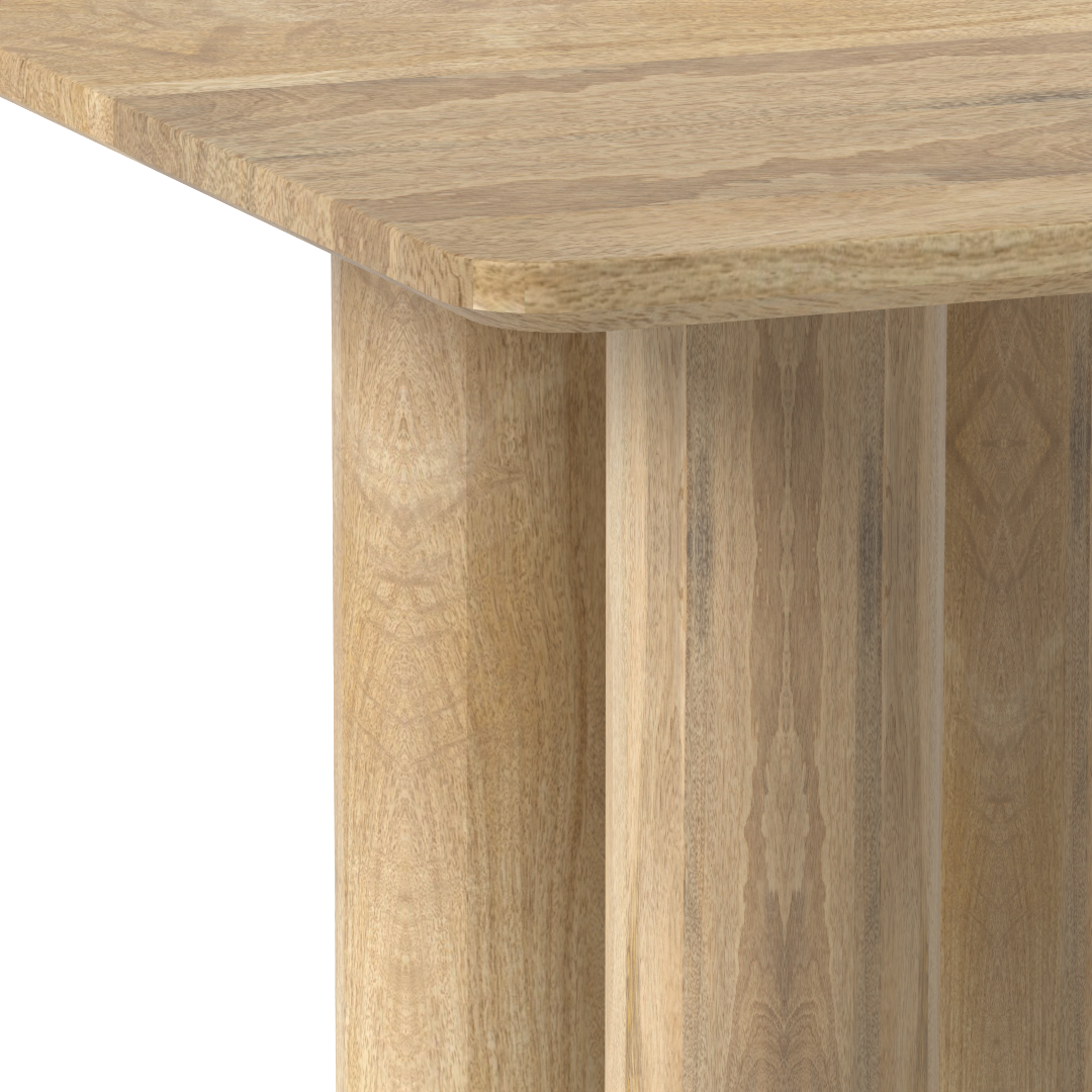 Gaia Dining Table (Mango Wood - Natural Finish)