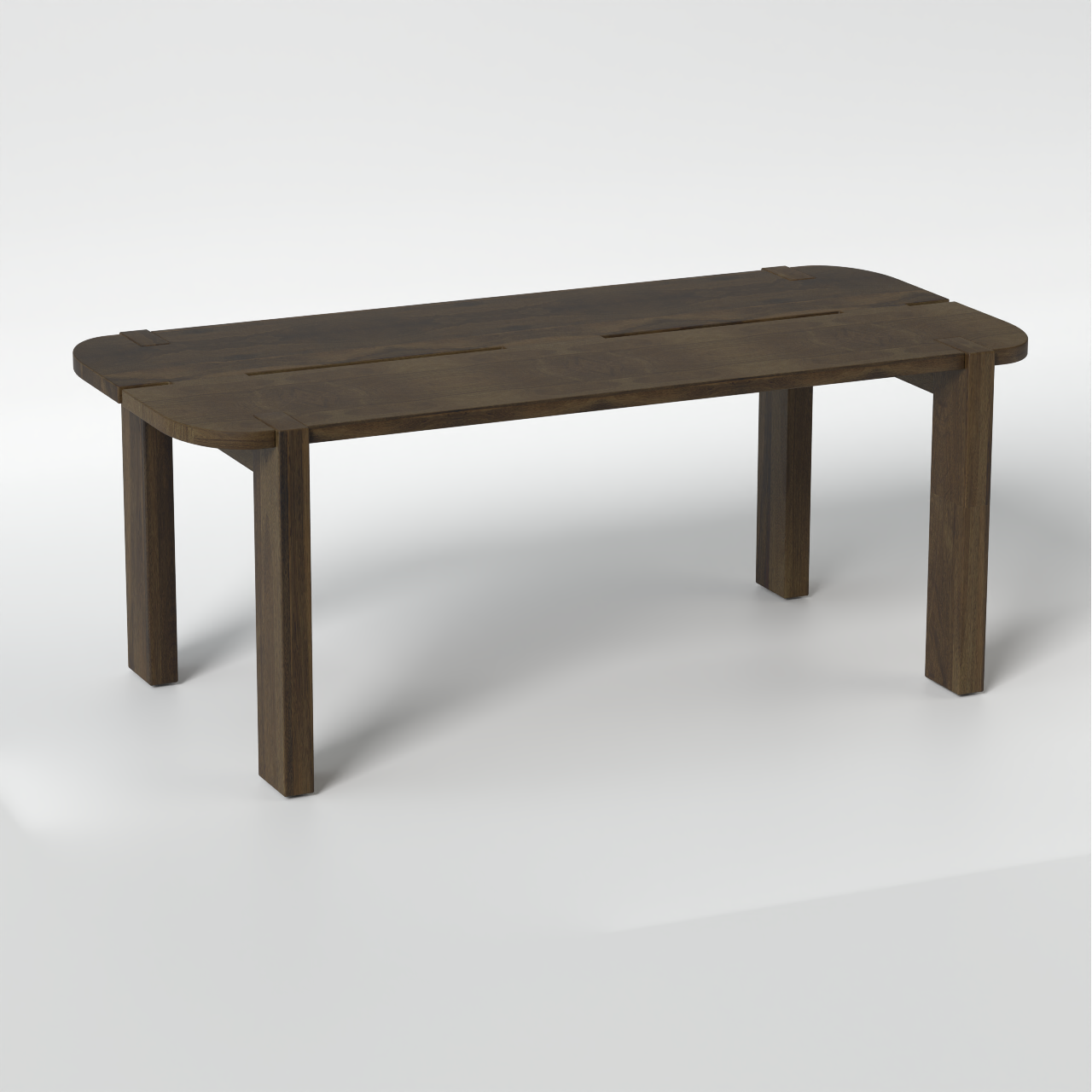 Mocha Dining Table (Mango Wood - Coffee Finish)