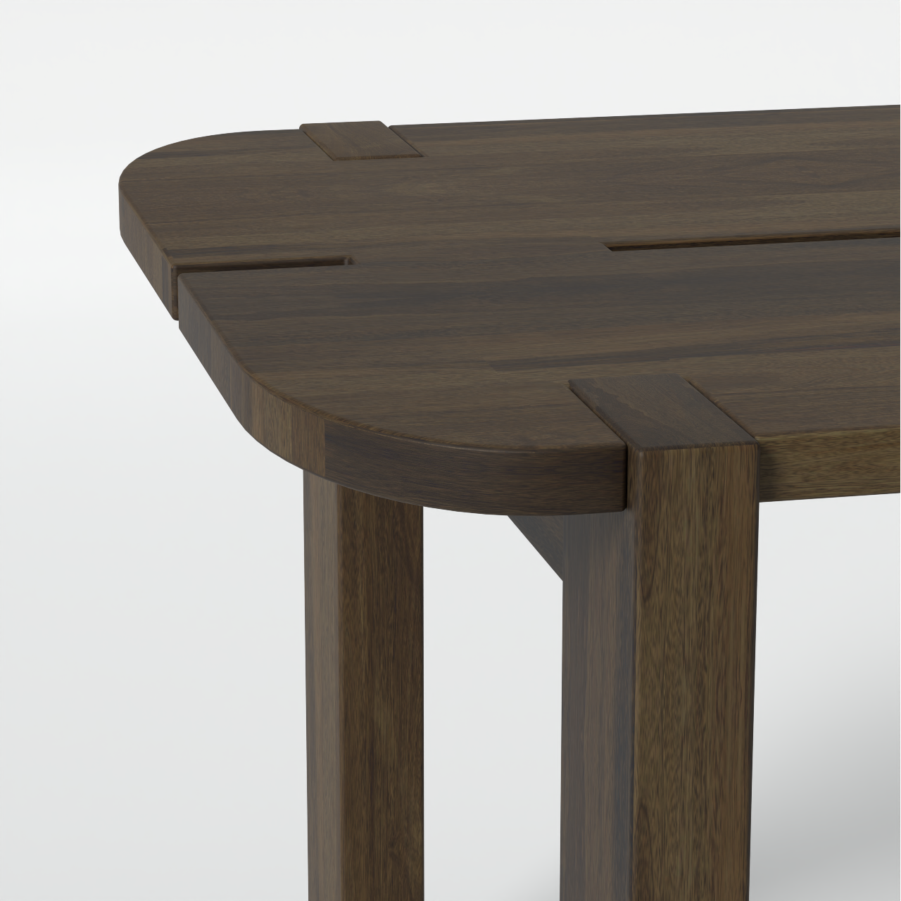 Mocha Dining Table (Mango Wood - Coffee Finish)