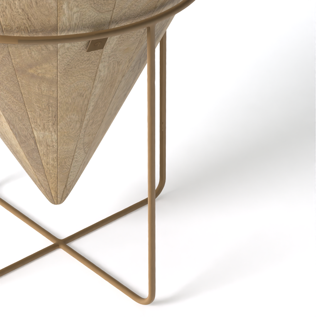 Solara Mango Wood End Table