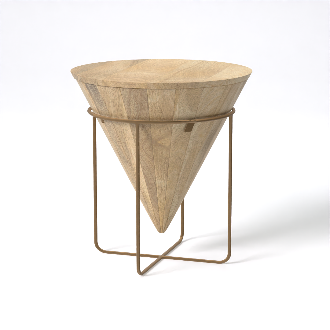 Solara Mango Wood End Table
