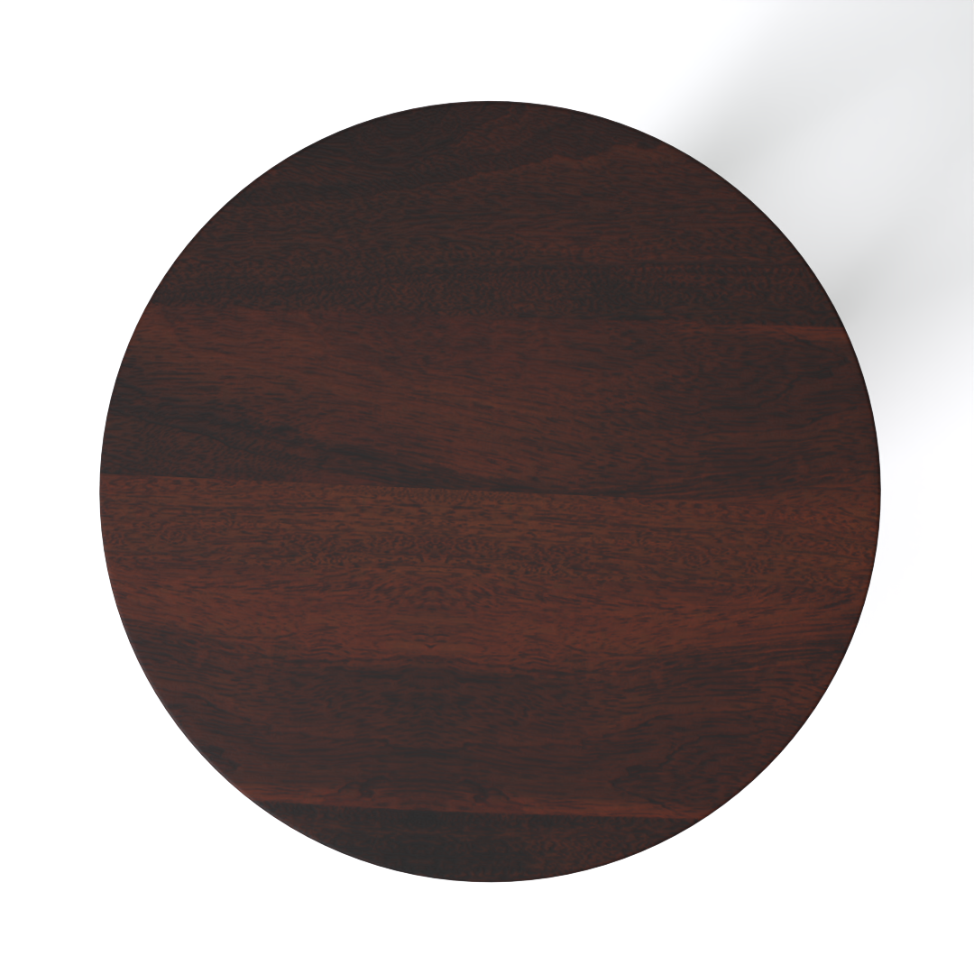 Stupa End Table (Mango wood - Walnut Finish)